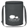 Custom Logo Non-Woven Round Kooler Bag Black