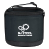 Custom Logo Cans-To-Go Round Kooler Bag - Silk Screen Black