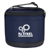 Custom Logo Cans-To-Go Round Kooler Bag - Silk Screen Navy Blue