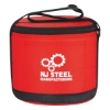 Custom Logo Cans-To-Go Round Kooler Bag - Silk Screen Red