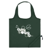 Custom Logo Handy Foldaway Tote Forest Green