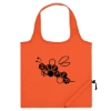 Custom Logo Handy Foldaway Tote Orange