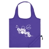 Custom Logo Handy Foldaway Tote Purple