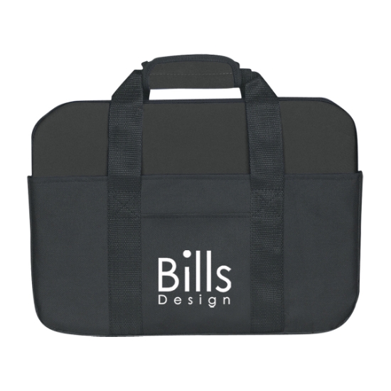 Custom Logo Neoprene Laptop Case Black With Black