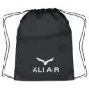 Custom Logo Hit Sports Pack with Front Zipper Black