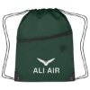 Custom Logo Hit Sports Pack with Front Zipper Forest Green