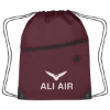 Custom Logo Hit Sports Pack with Front Zipper Maroon