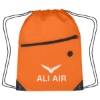 Custom Logo Hit Sports Pack with Front Zipper Orange