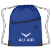 Custom Logo Hit Sports Pack with Front Zipper Royal Blue