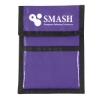 Custom Logo Nylon Neck Wallet Badge Holder Purple