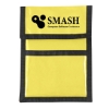 Custom Logo Nylon Neck Wallet Badge Holder Yellow