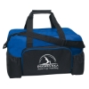 Custom Logo Econo Duffel Bag Royal Blue With Black