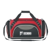 Custom Logo Super Weekender Duffel Bag Black With Red