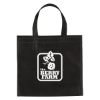 Custom Logo Non-Woven Mini Brochure Tote Bag Black