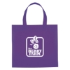 Custom Logo Non-Woven Mini Brochure Tote Bag Purple