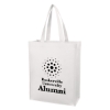 Custom Logo Tall Matte Laminated Non-Woven Shopper Tote Matte White