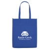 Custom Logo Non-Woven Market Shopper Tote Royal Blue