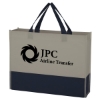 Custom Logo Non-Woven Raven Prism Tote Bag Gray With Black