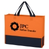 Custom Logo Non-Woven Raven Prism Tote Bag Orange With Black