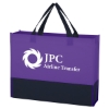 Custom Logo Non-Woven Raven Prism Tote Bag Purple With Black