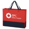 Custom Logo Non-Woven Raven Prism Tote Bag Red With Black