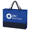 Custom Logo Non-Woven Raven Prism Tote Bag Royal Blue With Black