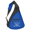 Custom Logo Budget Sling Backpack Royal Blue