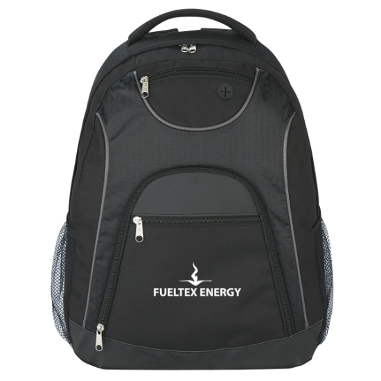 Custom Logo The Ultimate Backpack Black