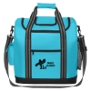 Custom Logo Flip Flap Insulated Kooler Bag Light Blue