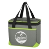 Custom Logo Bolt Kooler Bag Gray With Lime