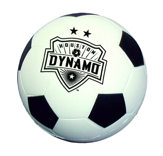 Custom Logo Soccer Ball Sport Stress Reliever White