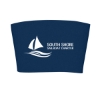 Custom Logo Comfort Grip Cup Sleeve Navy Blue