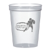 Custom Logo 16 oz. Big Game Stadium Cup Clear