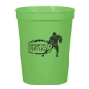 Custom Logo 16 oz. Big Game Stadium Cup Neon Green