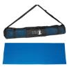 Custom Logo PVC Yoga Mat and Carrying Case Blue