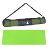 Custom Logo PVC Yoga Mat and Carrying Case Green