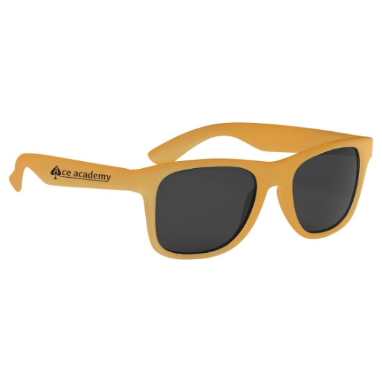 Custom Logo Color Changing Malibu Sunglasses Frost Orange