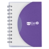 Custom Logo Mini Spiral Notebook Frost Purple