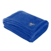 Custom Logo Chenille Blanket Navy Blue