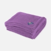 Custom Logo Chenille Blanket Purple