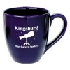 Custom Logo 14 Oz Bistro Mug - Colors Cobalt Blue