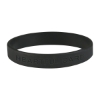 Custom Logo Single Color Silicone Bracelet Black