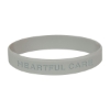 Custom Logo Single Color Silicone Bracelet Gray