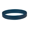 Custom Logo Single Color Silicone Bracelet Navy Blue