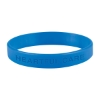 Custom Logo Single Color Silicone Bracelet Royal Blue