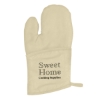 Custom Logo Quilted Cotton Canvas Oven Mitt Natural