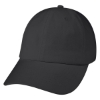 Washed Cotton Cap  Unstructured Black