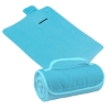 RollUp Blanket  Silk Screen Light Blue