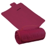 RollUp Blanket  Silk Screen Maroon