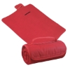 RollUp Blanket  Silk Screen Red